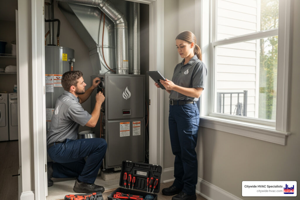 furnace installation affordable in sandy springs, ga